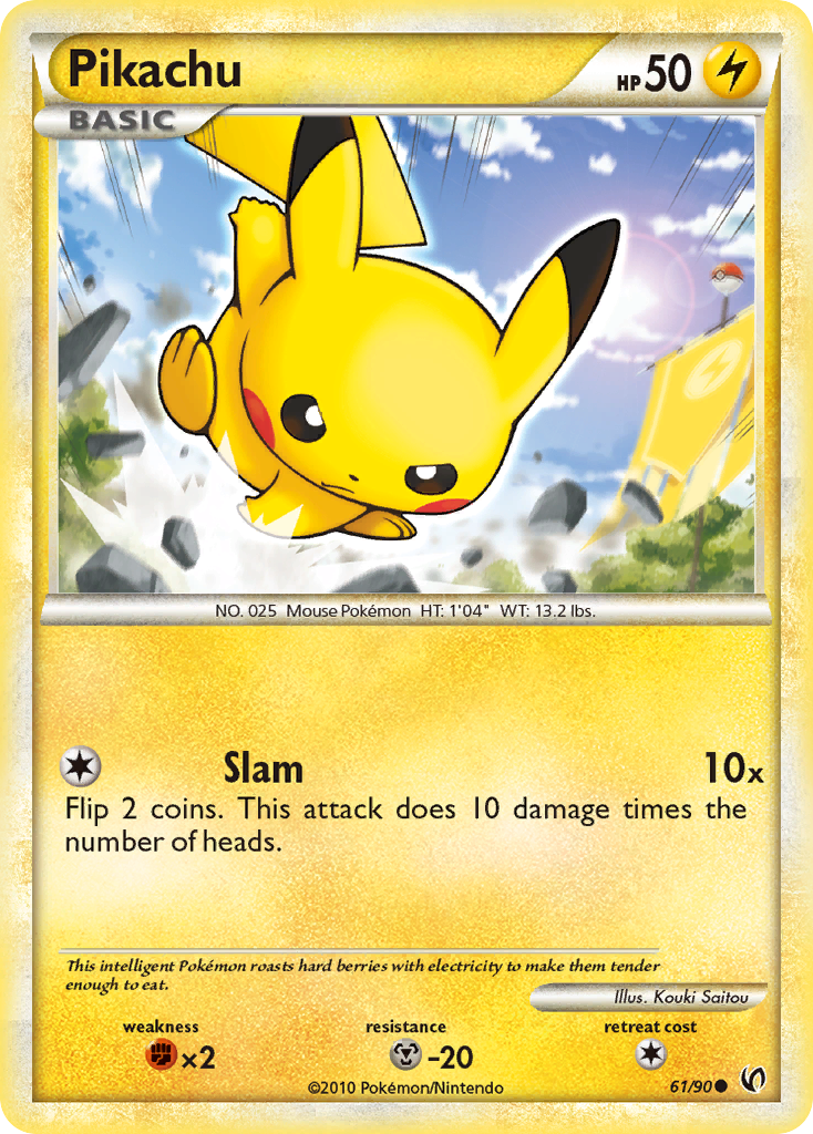 Pikachu (61/90) [HeartGold & SoulSilver: Undaunted] | Devastation Store