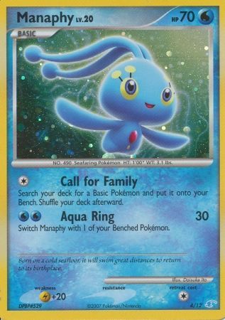 Manaphy (4/12) [Diamond & Pearl: Trainer Kit - Manaphy] | Devastation Store