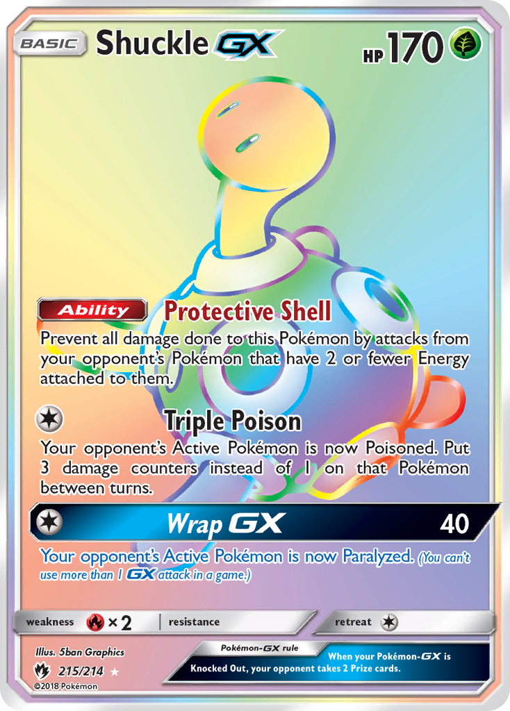 Shuckle GX (215/214) [Sun & Moon: Lost Thunder] | Devastation Store