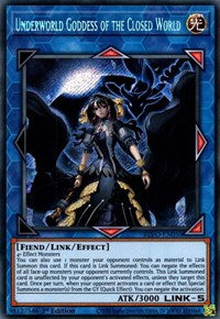 Underworld Goddess of the Closed World [BLVO-EN050] Secret Rare | Devastation Store