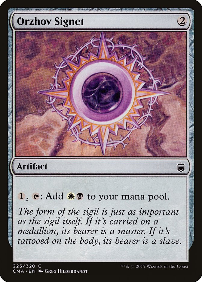 Orzhov Signet [Commander Anthology] - Devastation Store | Devastation Store