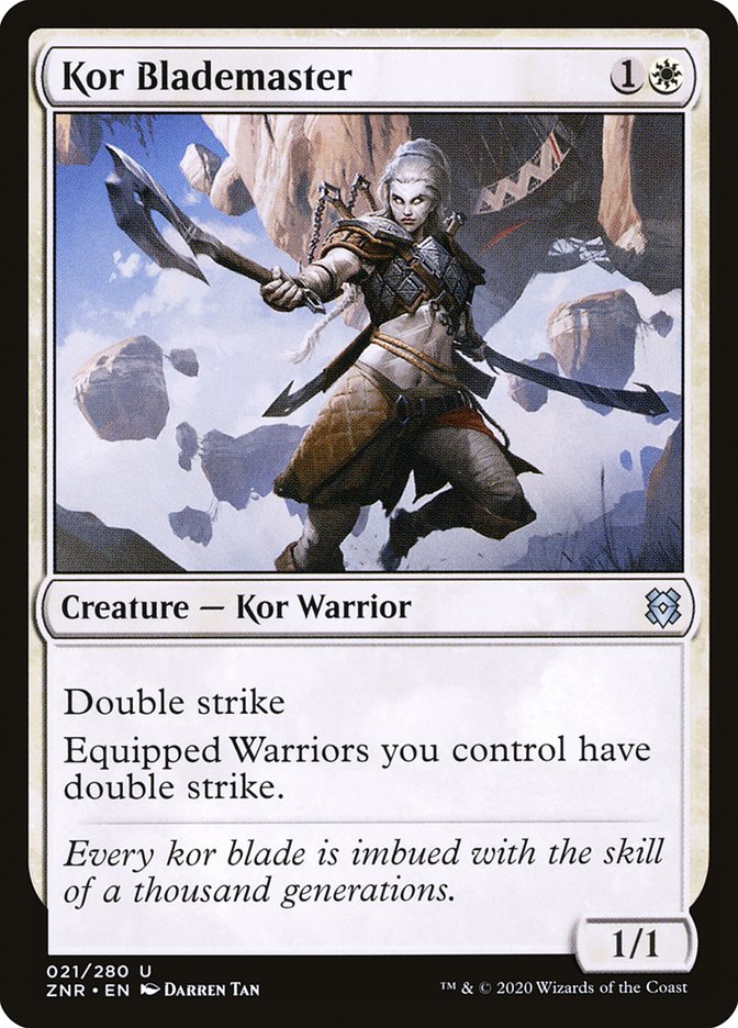 Kor Blademaster [Zendikar Rising] | Devastation Store