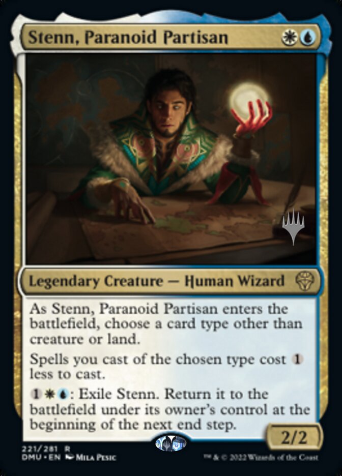 Stenn, Paranoid Partisan (Promo Pack) [Dominaria United Promos] | Devastation Store