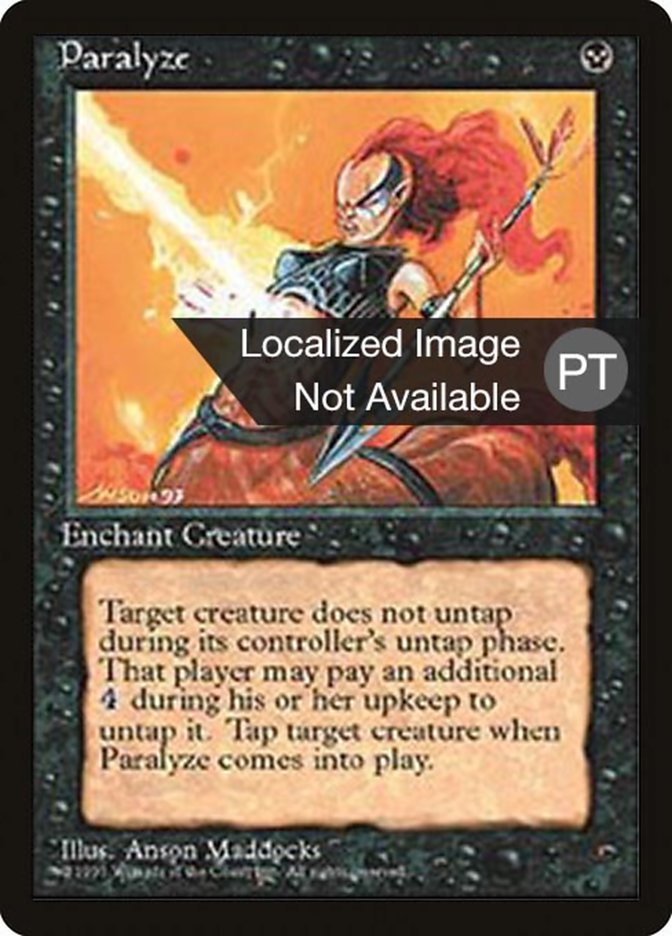 Paralyze [Fourth Edition (Foreign Black Border)] | Devastation Store