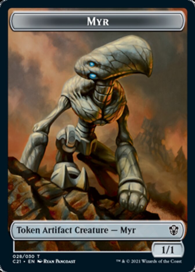 Myr // Treasure Token [Commander 2021 Tokens] | Devastation Store