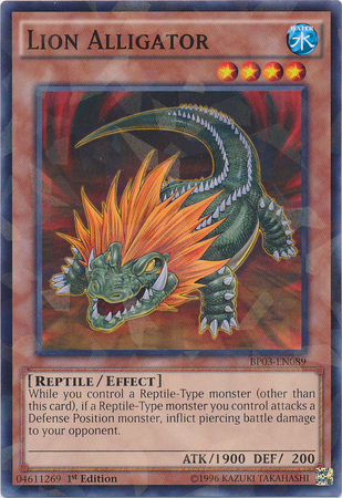 Lion Alligator [BP03-EN089] Shatterfoil Rare | Devastation Store