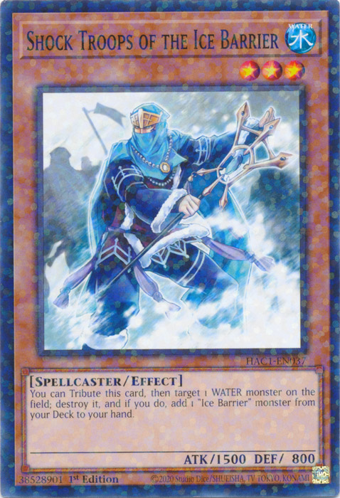 Shock Troops of the Ice Barrier (Duel Terminal) [HAC1-EN037] Common | Devastation Store