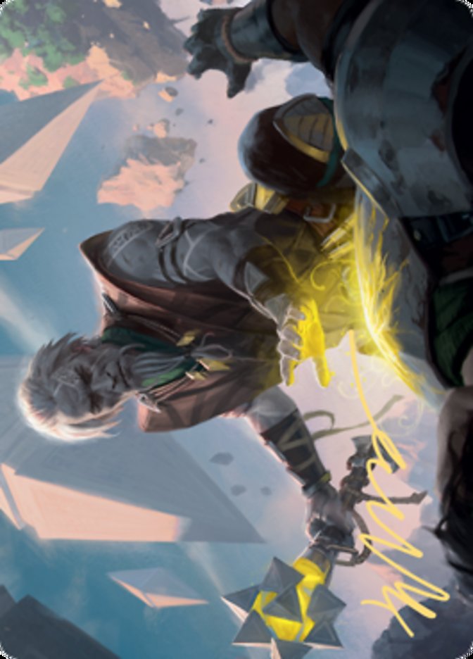 Expedition Healer Art Card (Gold-Stamped Signature) [Zendikar Rising Art Series] | Devastation Store