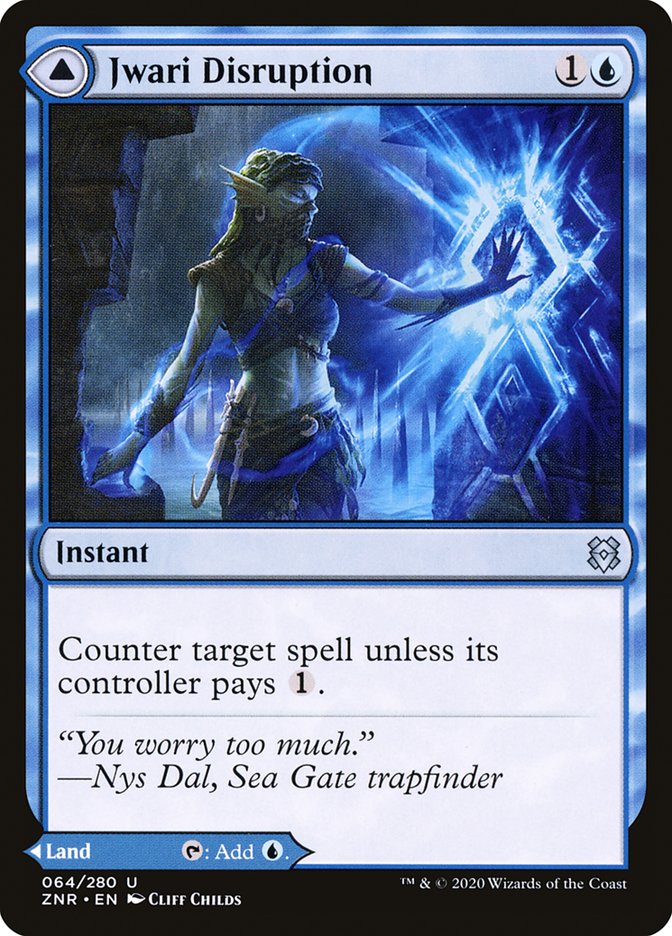Jwari Disruption // Jwari Ruins [Zendikar Rising] | Devastation Store