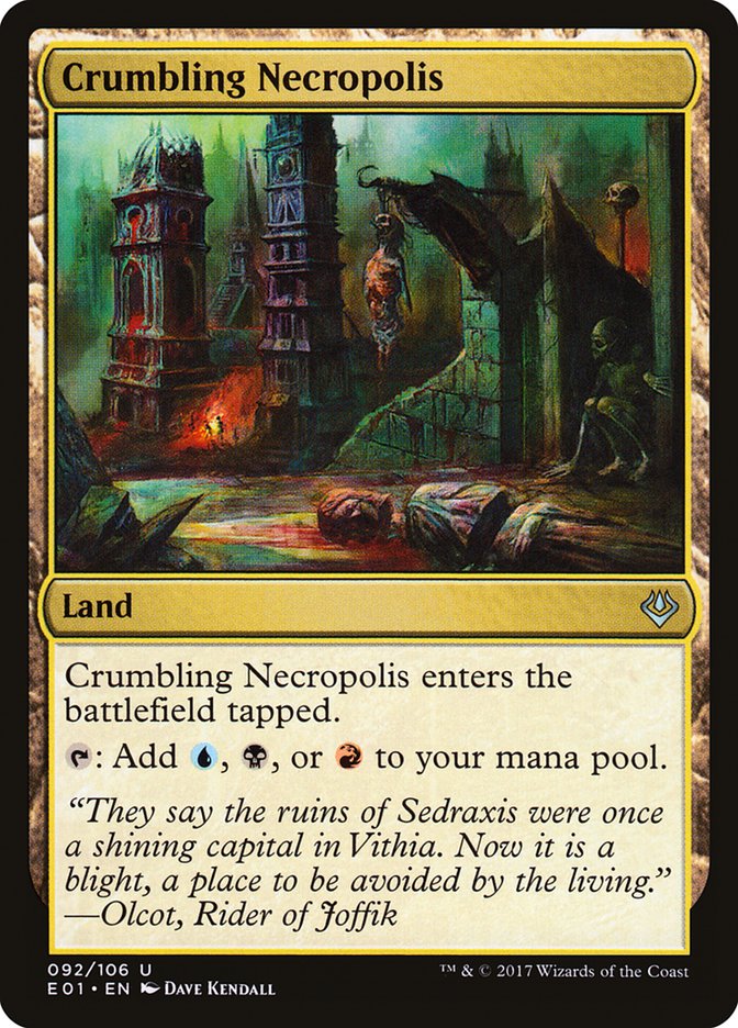 Crumbling Necropolis [Archenemy: Nicol Bolas] | Devastation Store