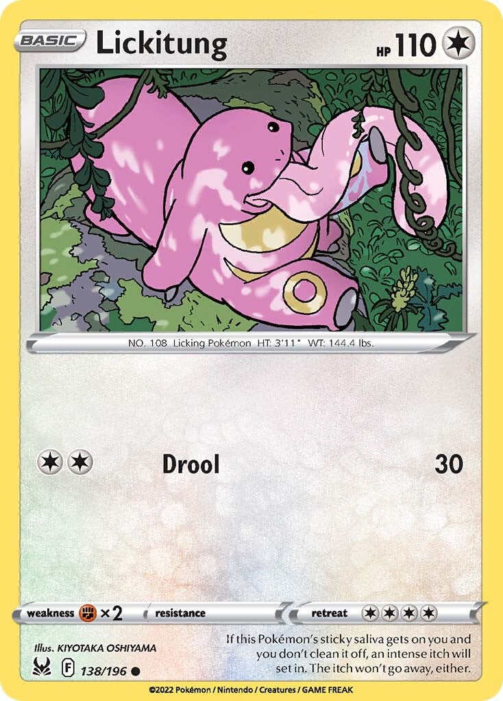 Lickitung (138/196) [Sword & Shield: Lost Origin] | Devastation Store