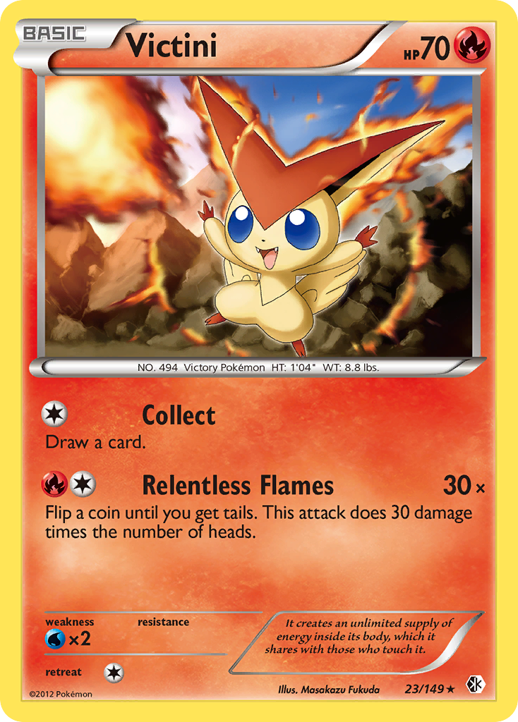 Victini (23/149) [Black & White: Boundaries Crossed] | Devastation Store