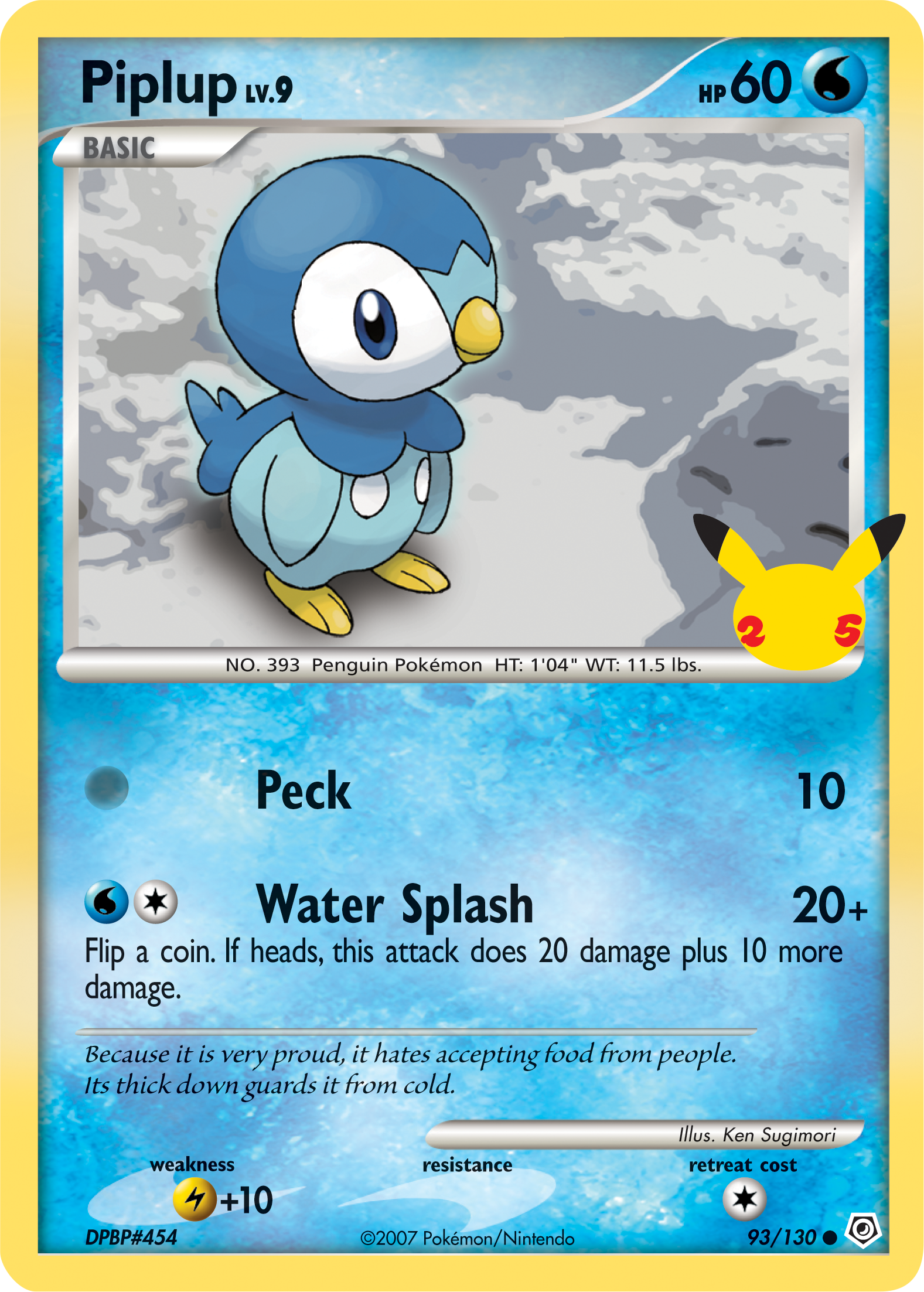 Piplup (93/130) [First Partner Pack] | Devastation Store