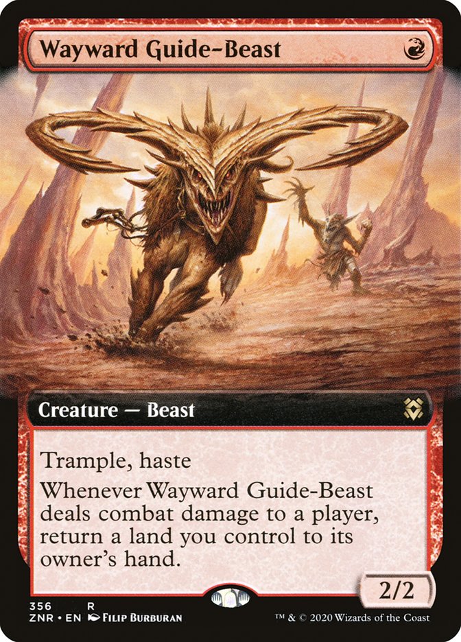 Wayward Guide-Beast (Extended) [Zendikar Rising] | Devastation Store