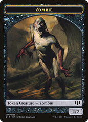 Ob Nixilis of the Black Oath Emblem // Zombie (016/036) Double-sided Token [Commander 2014 Tokens] | Devastation Store