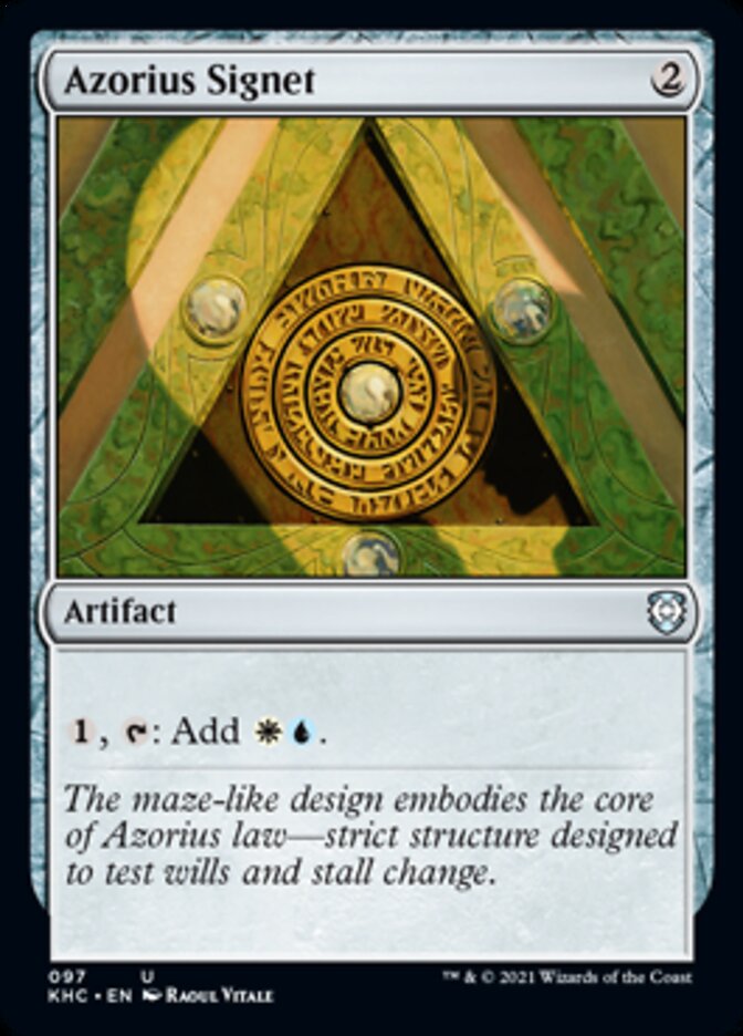 Azorius Signet [Kaldheim Commander] | Devastation Store