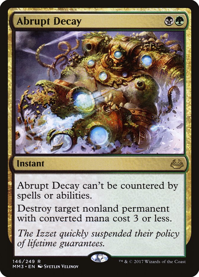 Abrupt Decay [Modern Masters 2017] | Devastation Store