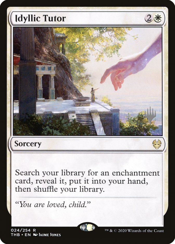 Idyllic Tutor (Promo Pack) [Theros Beyond Death Promos] | Devastation Store