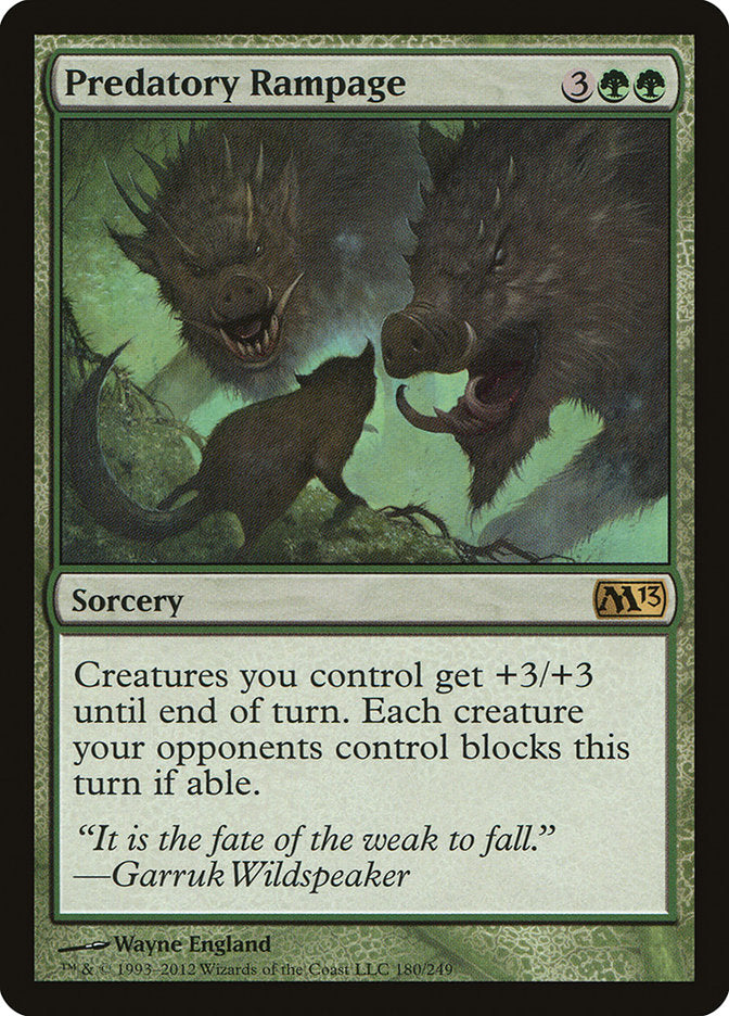 Predatory Rampage [Magic 2013] - Devastation Store | Devastation Store