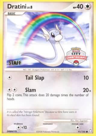 Dratini (91/146) (City Championship Promo Staff) [Diamond & Pearl: Legends Awakened] | Devastation Store