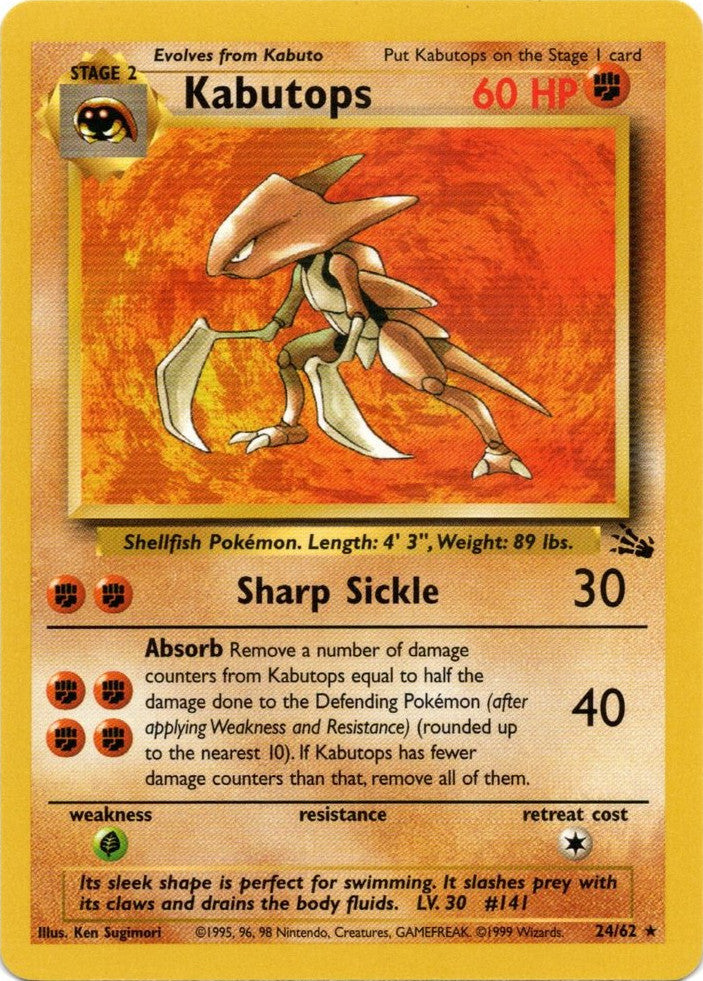 Kabutops (24/62) [Fossil Unlimited] | Devastation Store