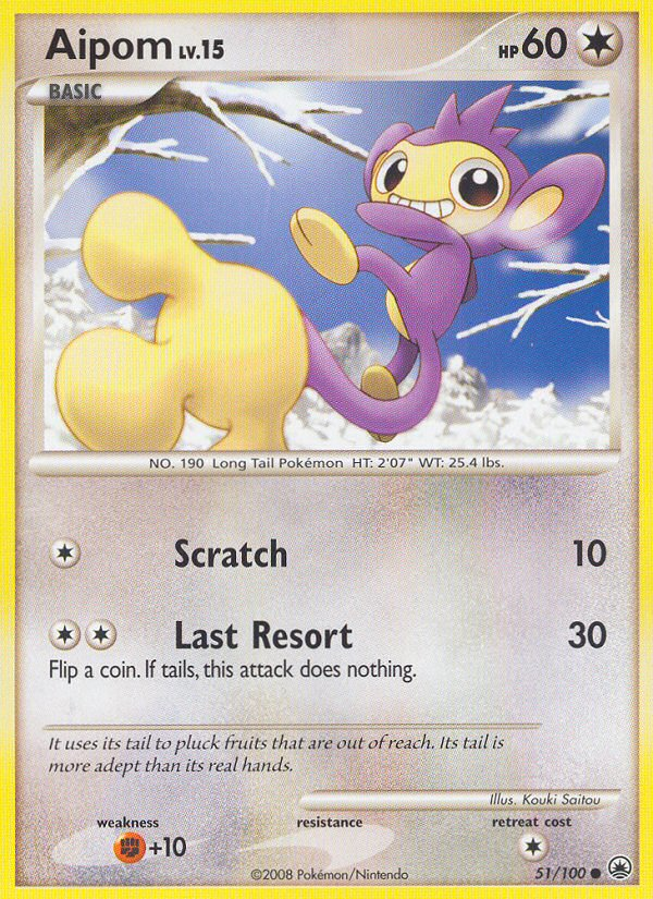 Aipom (51/100) [Diamond & Pearl: Majestic Dawn] | Devastation Store