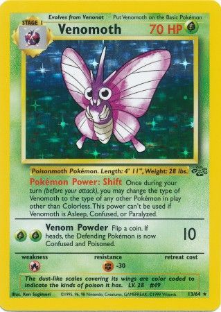 Venomoth (13/64) [Jungle Unlimited] | Devastation Store