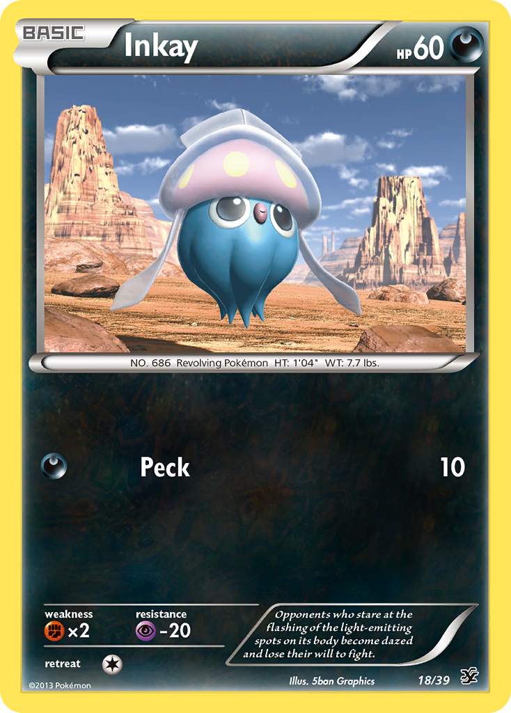 Inkay (18/39) [XY: Kalos Starter Set] | Devastation Store