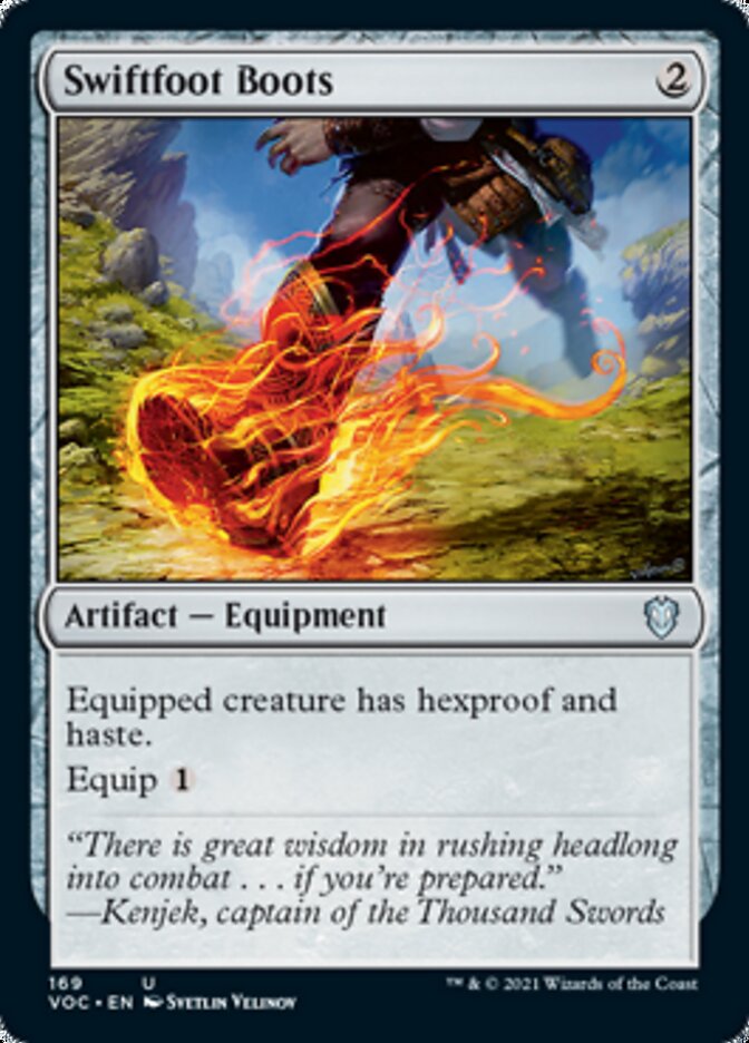 Swiftfoot Boots [Innistrad: Crimson Vow Commander] | Devastation Store