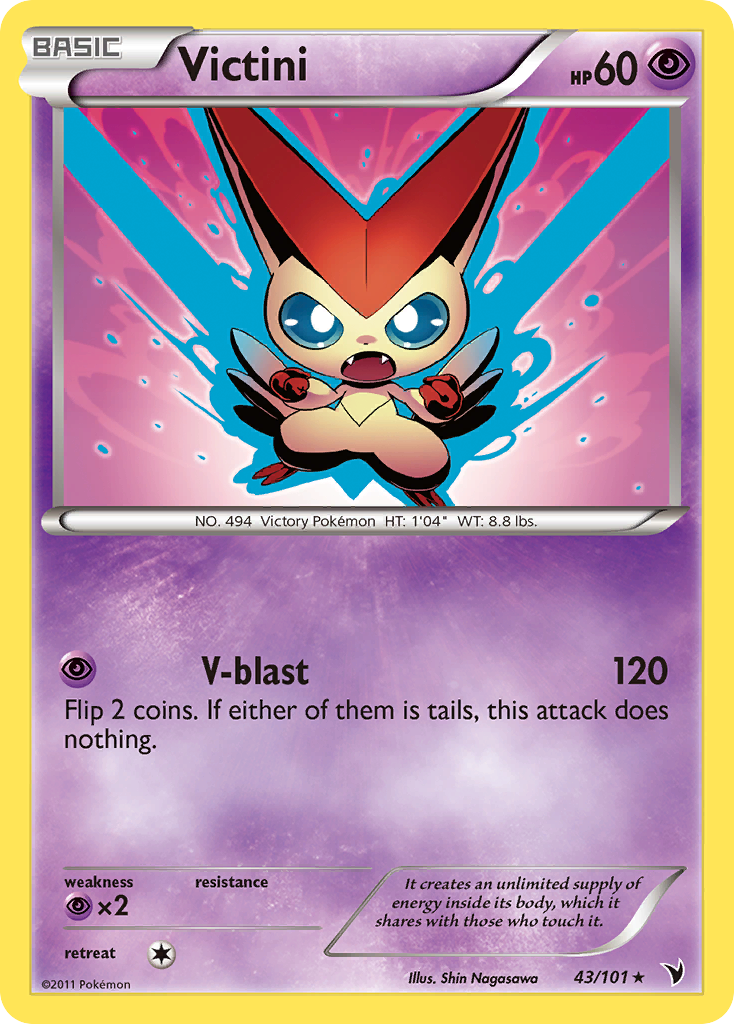 Victini (43/101) [Black & White: Noble Victories] | Devastation Store