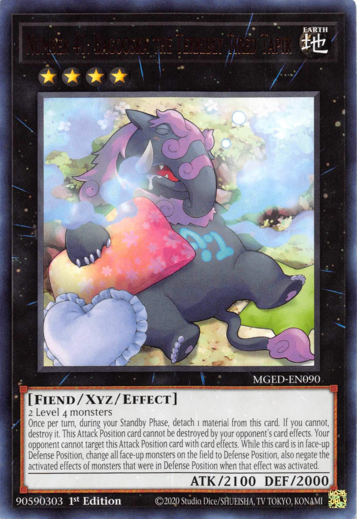Number 41: Bagooska the Terribly Tired Tapir [MGED-EN090] Rare | Devastation Store