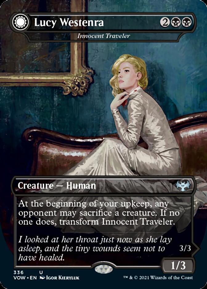 Innocent Traveler // Malicious Invader - Lucy Westenra // Lucy, Arisen Vampire [Innistrad: Crimson Vow] | Devastation Store