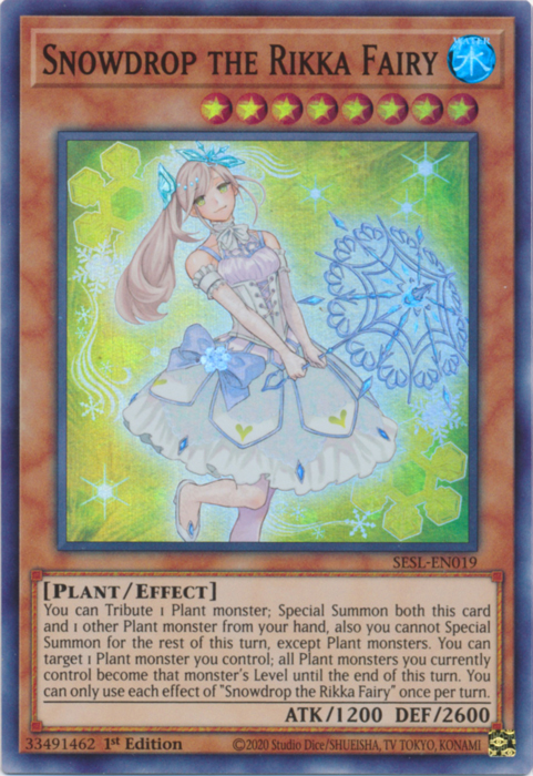 Snowdrop the Rikka Fairy [SESL-EN019] Super Rare | Devastation Store