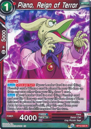 Piano, Reign of Terror [BT12-023] | Devastation Store