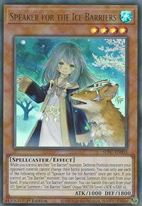 Speaker for the Ice Barriers [SDFC-EN003] Ultra Rare | Devastation Store
