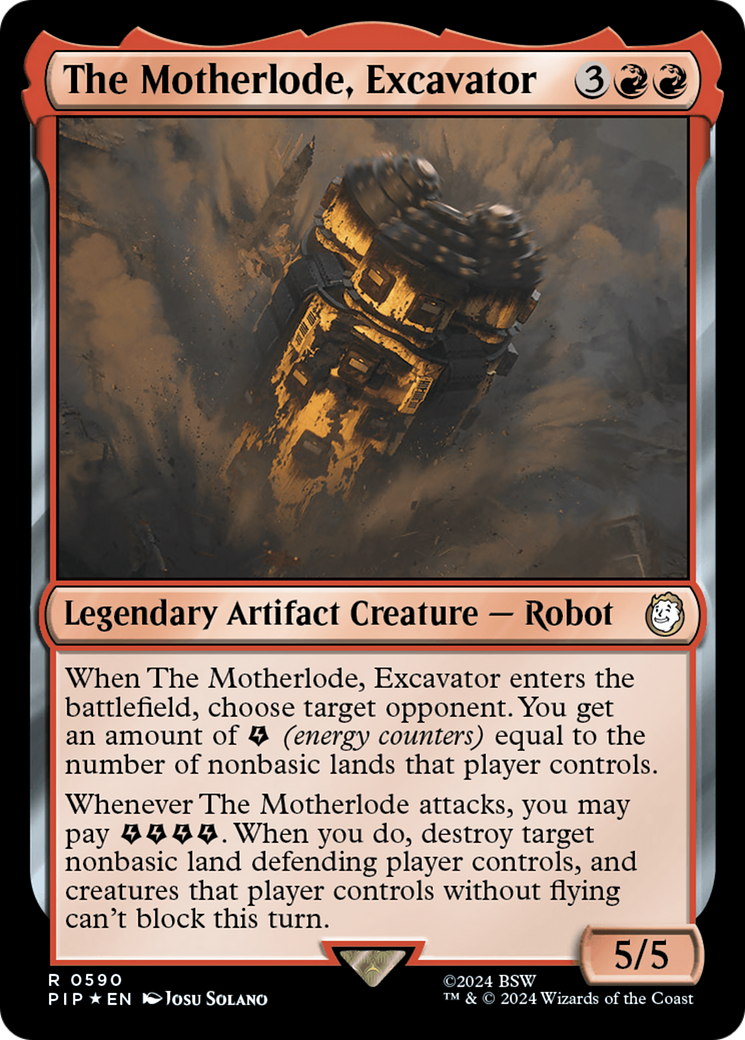 The Motherlode, Excavator (Surge Foil) [Fallout] | Devastation Store