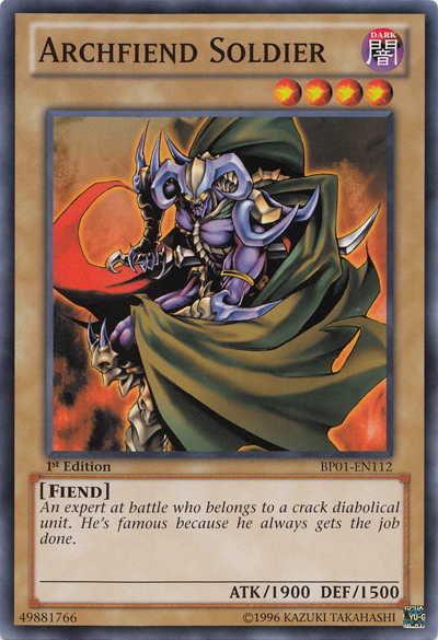 Archfiend Soldier [BP01-EN112] Common | Devastation Store