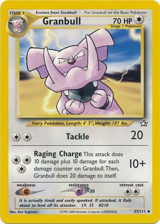 Granbull (37/111) [Neo Genesis Unlimited] | Devastation Store