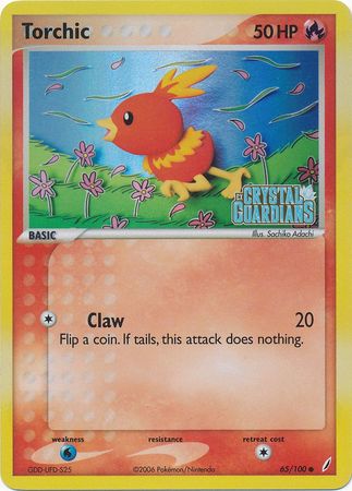 Torchic (65/100) (Stamped) [EX: Crystal Guardians] | Devastation Store