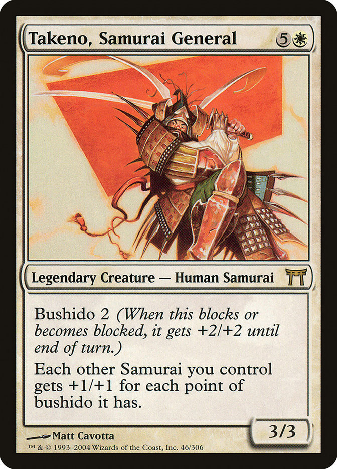 Takeno, Samurai General [Champions of Kamigawa] | Devastation Store