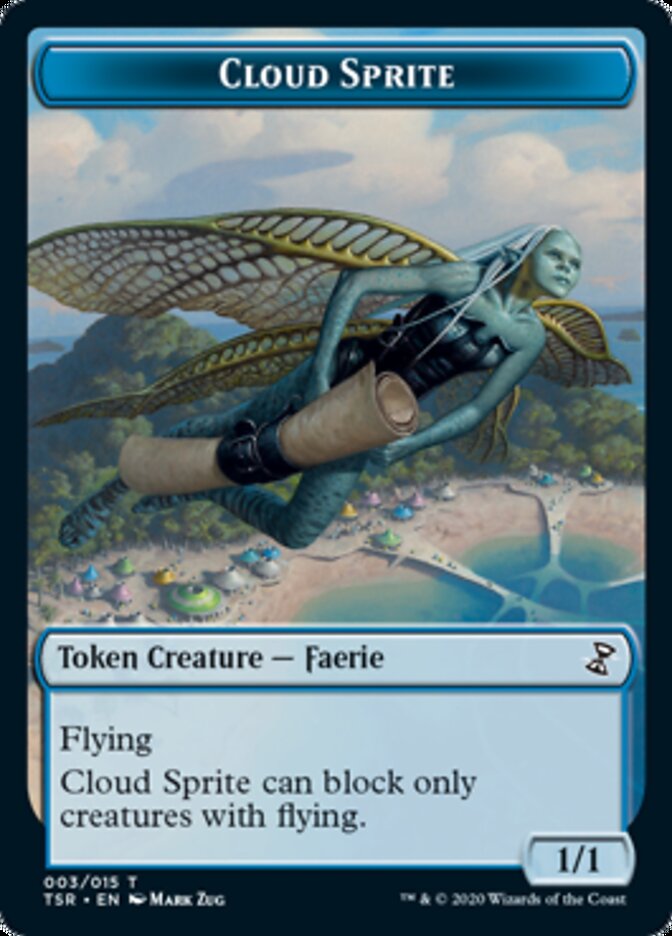 Cloud Sprite Token [Time Spiral Remastered Tokens] | Devastation Store