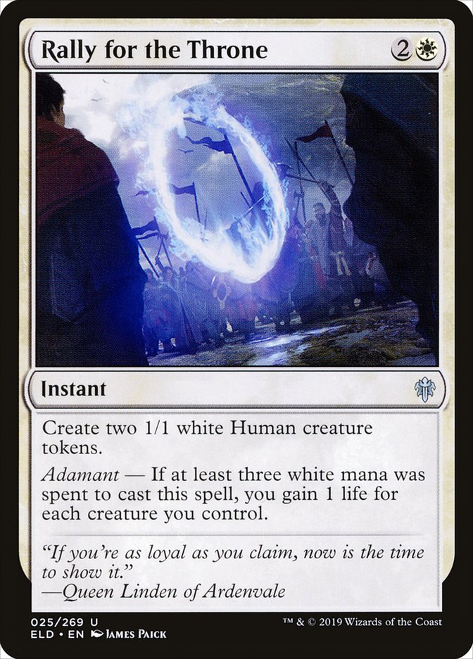 Rally for the Throne [Throne of Eldraine] | Devastation Store