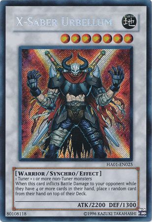 X-Saber Urbellum [HA01-EN025] Secret Rare | Devastation Store