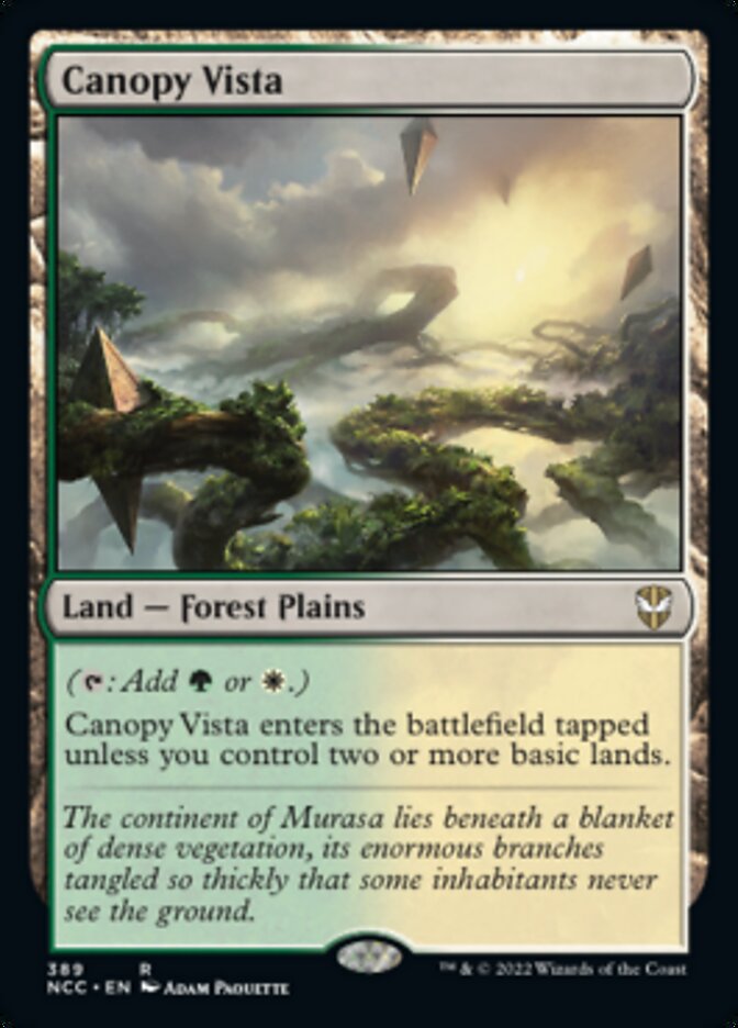 Canopy Vista [Streets of New Capenna Commander] | Devastation Store
