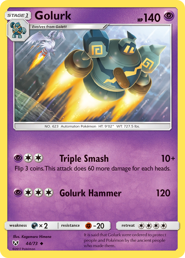Golurk (44/73) [Sun & Moon: Shining Legends] | Devastation Store