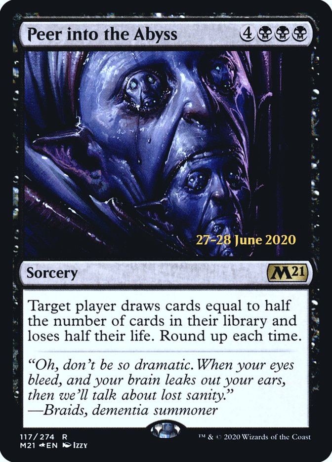 Peer into the Abyss  [Core Set 2021 Prerelease Promos] | Devastation Store