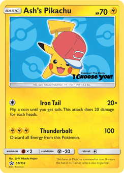 Ash's Pikachu (SM114) [Sun & Moon: Black Star Promos] | Devastation Store
