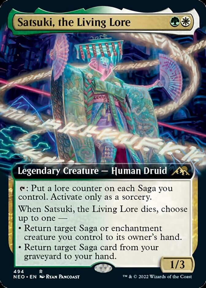 Satsuki, the Living Lore (Extended) [Kamigawa: Neon Dynasty] | Devastation Store