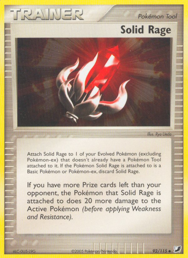 Solid Rage (92/115) [EX: Unseen Forces] | Devastation Store