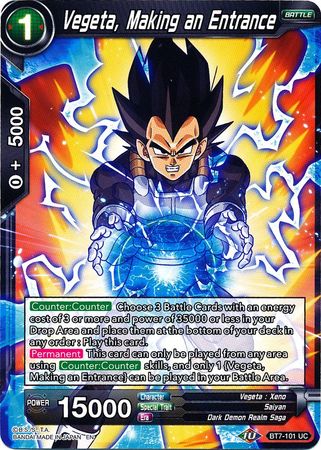 Vegeta, Making an Entrance [BT7-101] | Devastation Store